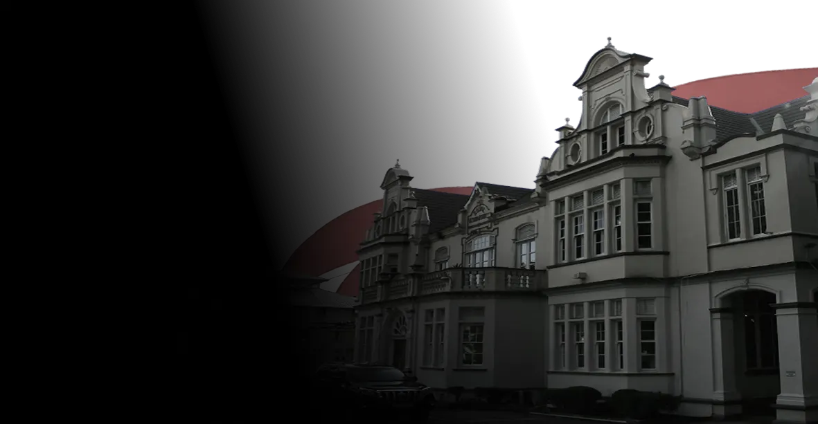 A historic government building silhouette representing infrastructure development challenges