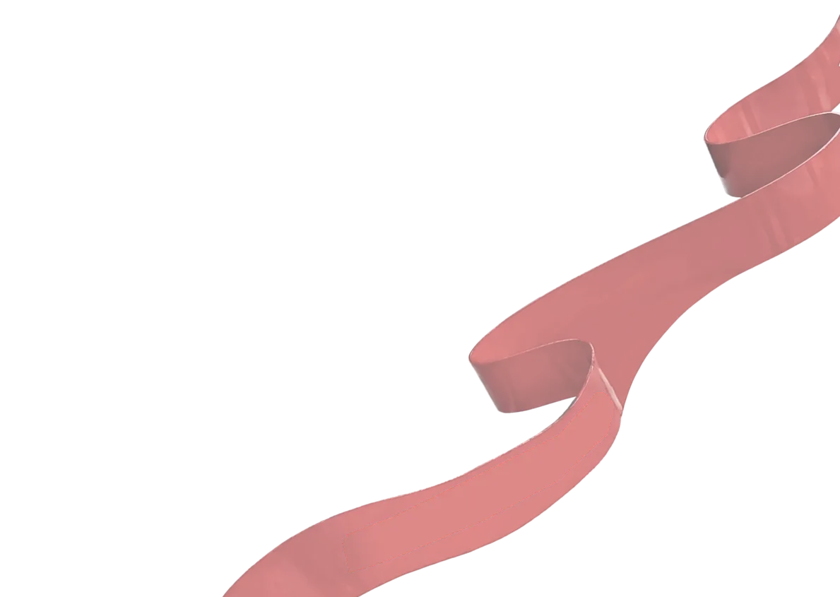 A flowing red ribbon marked Trinidad and Tobago alongside project metrics and outcomes