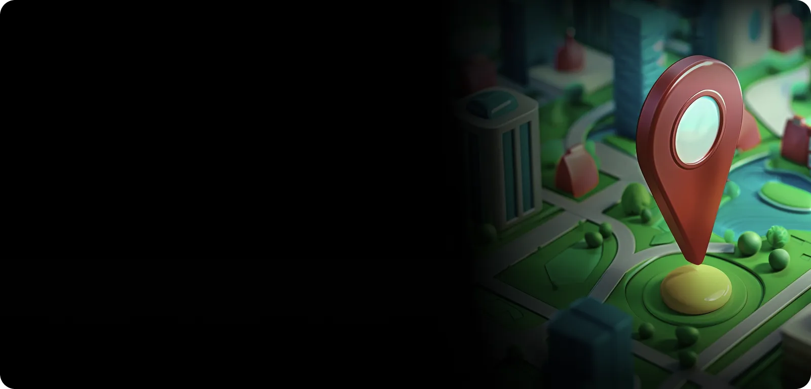Phaedra Solutions Office Locations banner with 3D map pin