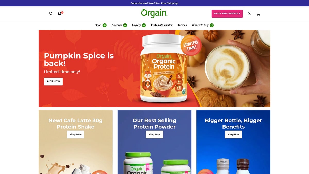 9 Essential Protein Drinks for Weight Loss in 2025 - 1. Orgain Organic Protein