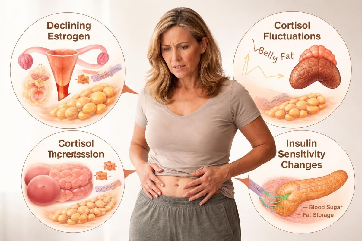 Hormonal changes and metabolism during menopause