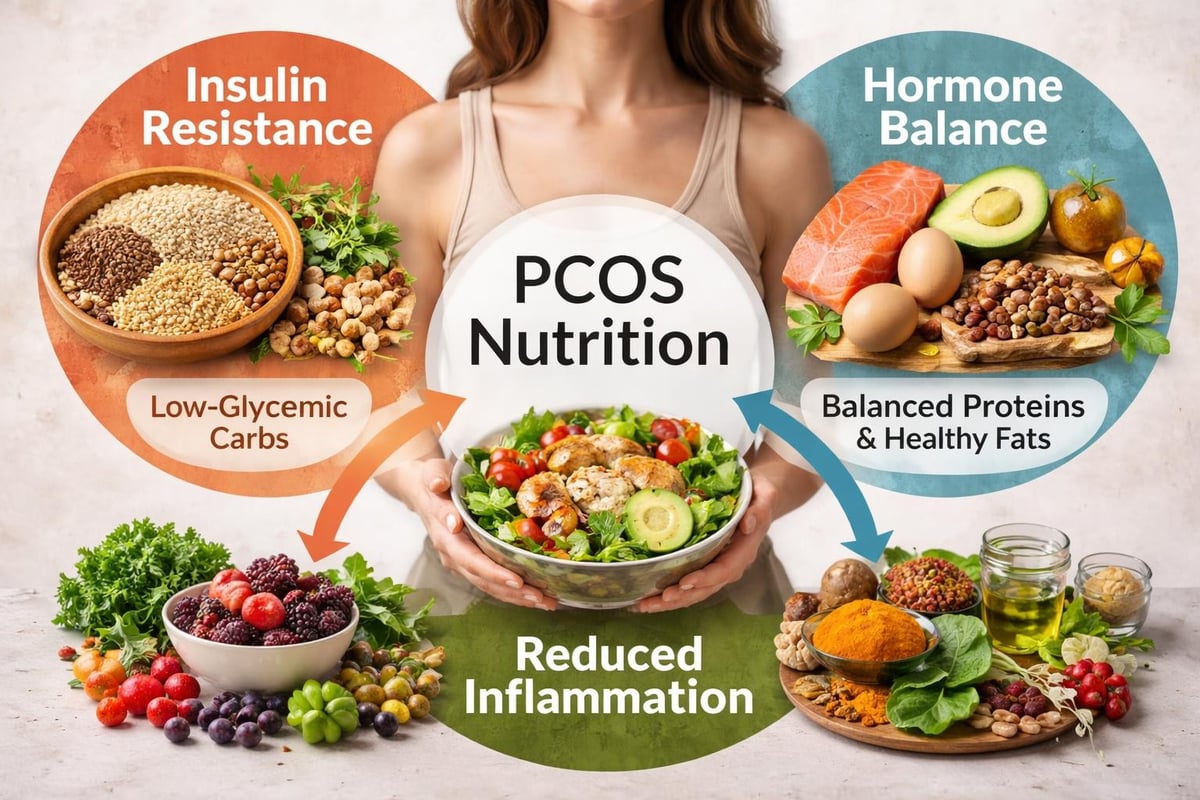 PCOS nutrition addressing metabolism