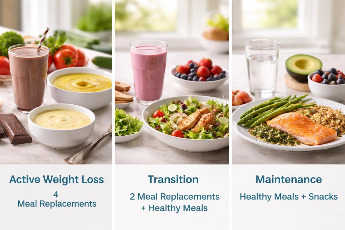 Optifast program phases
