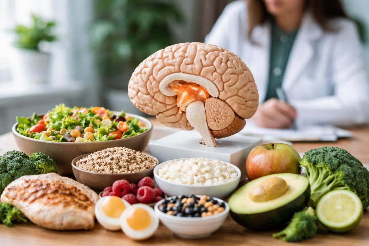 Brain satiety signals