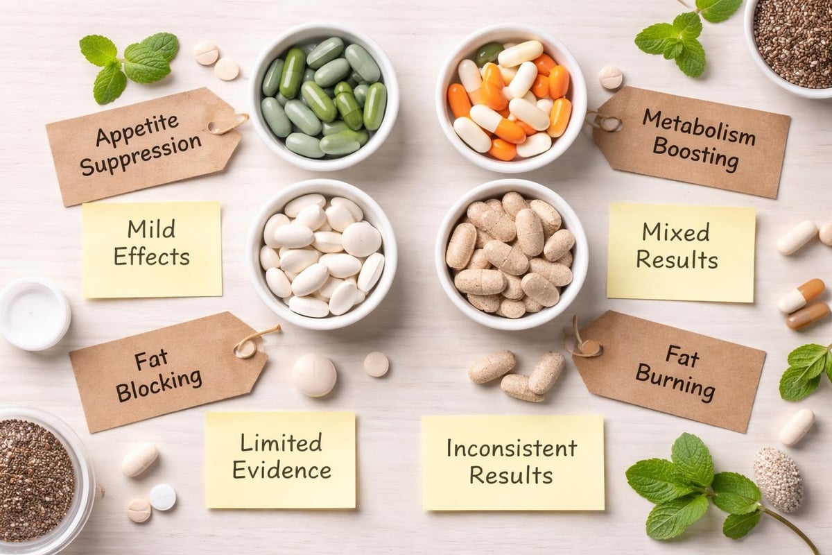 Weight loss tablet mechanisms