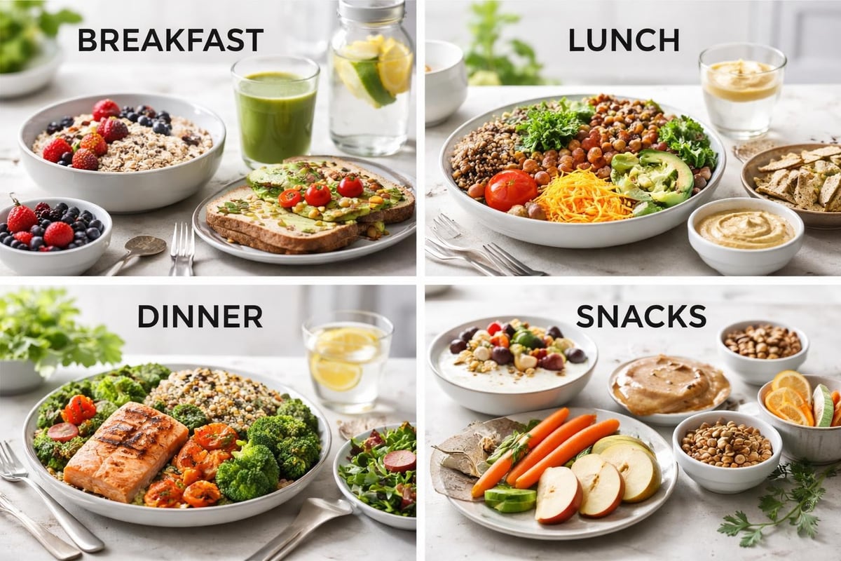 High-fiber meal planning