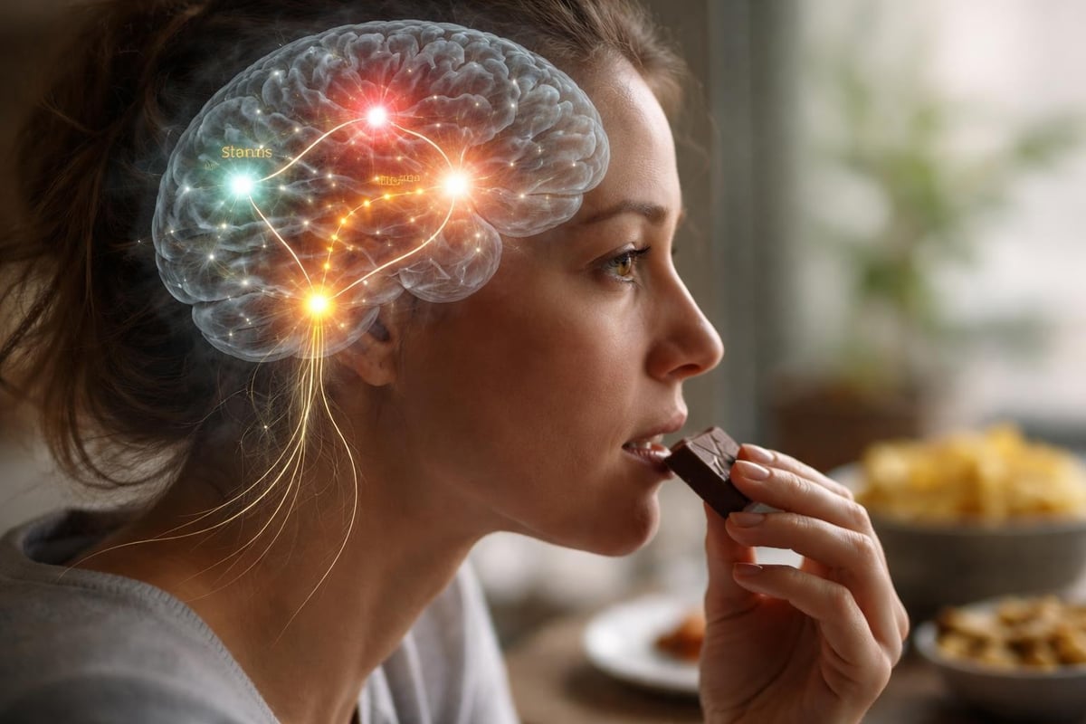 Brain patterns and eating behavior