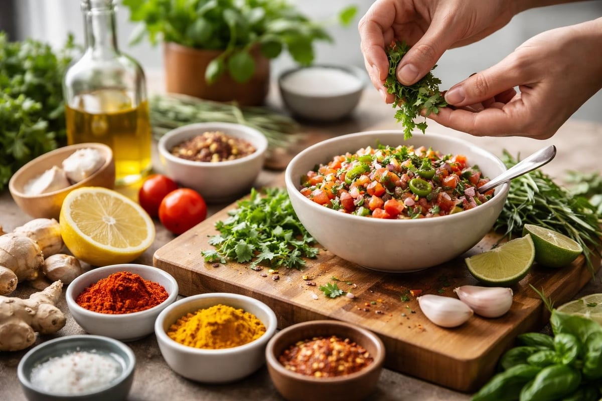Flavor techniques for healthy cooking