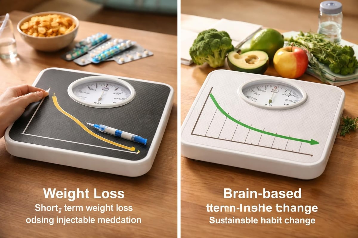 Weight regain cycle after stopping injections