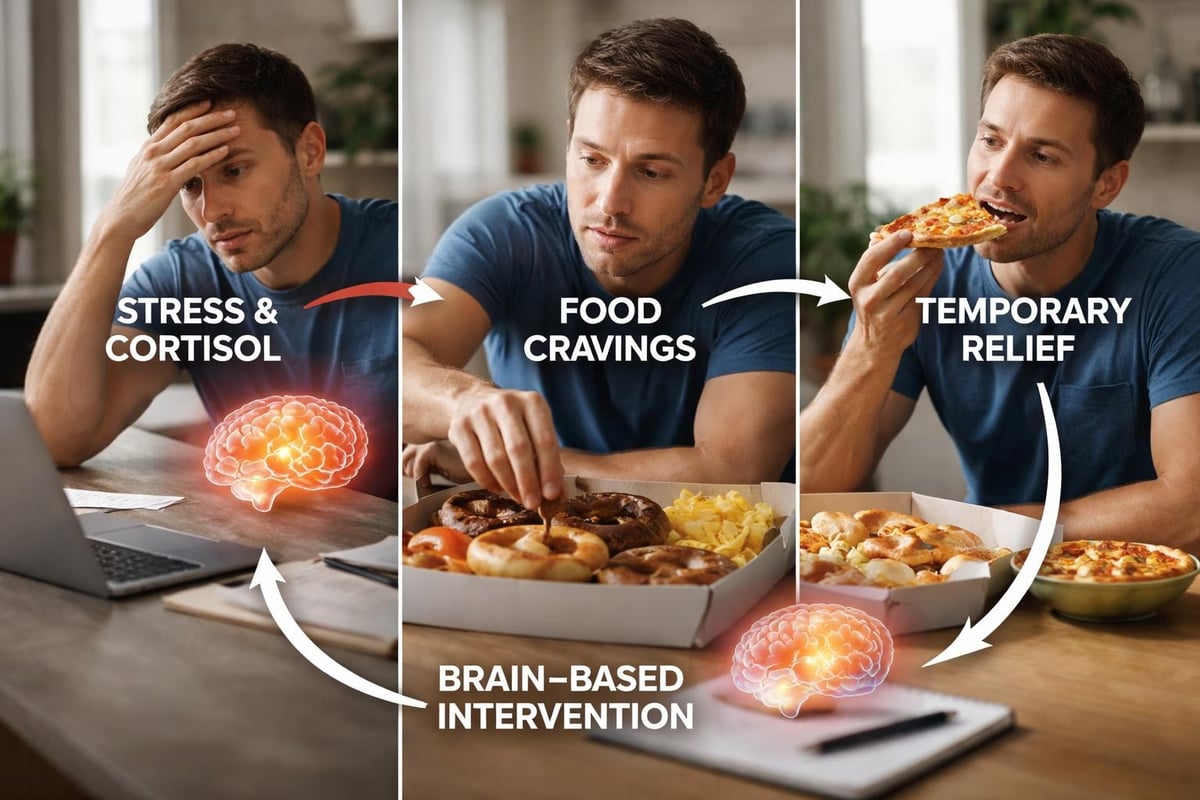 Stress eating cycle and intervention