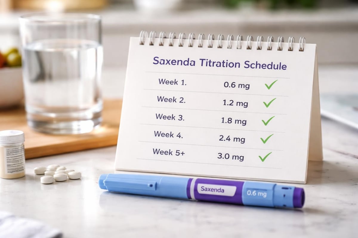 Saxenda dosage progression