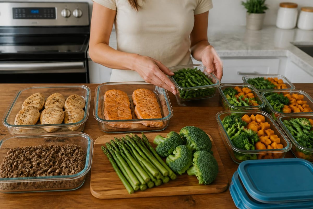 Protein meal prep strategy