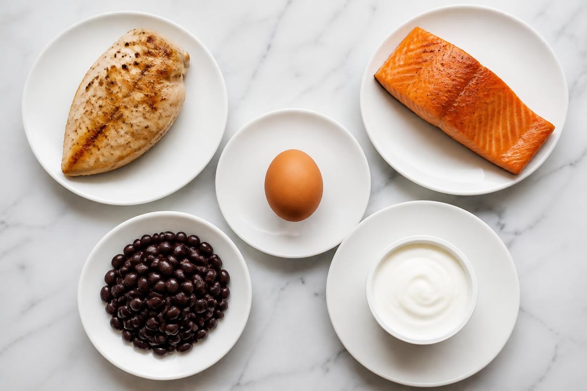 Protein portion sizing guide