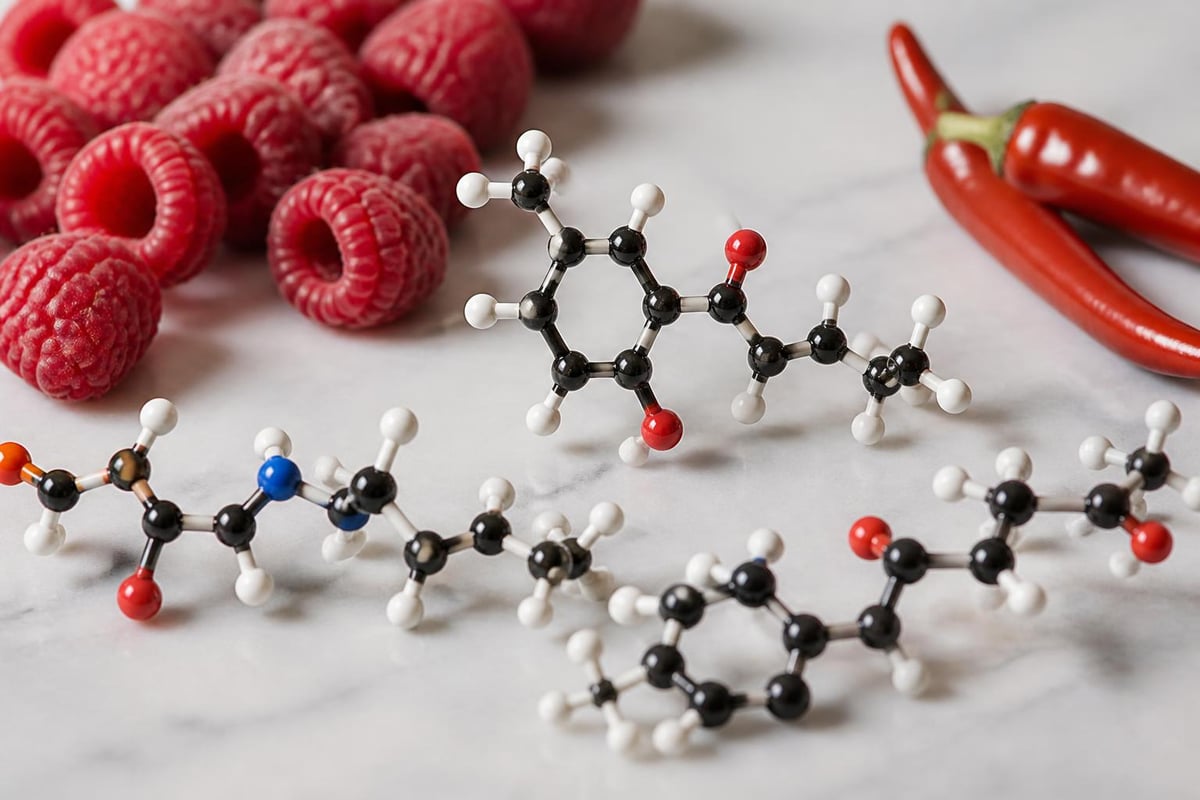 Raspberry ketone molecular structure