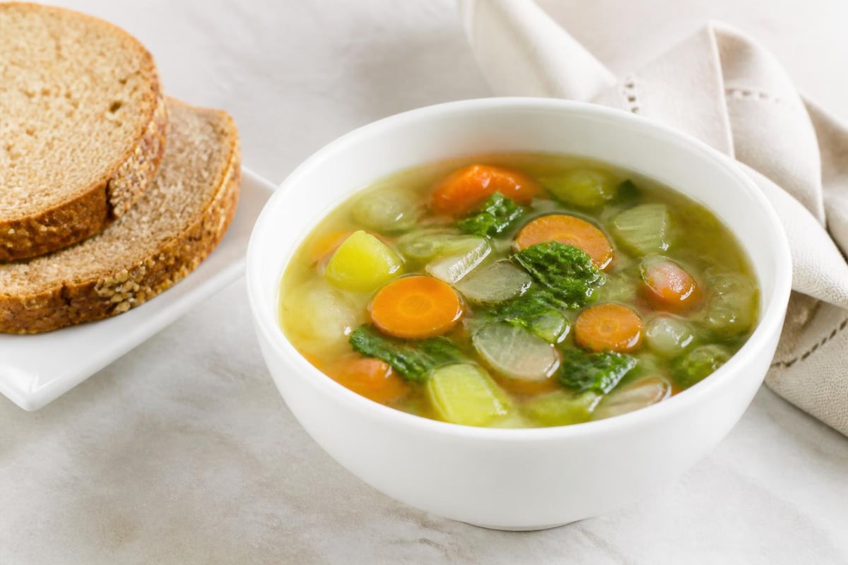 Soup diet calorie restriction mechanism