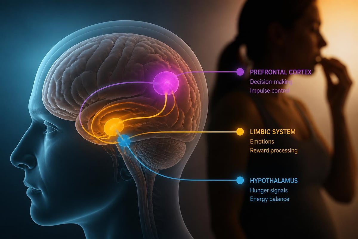 Brain networks controlling weight regulation