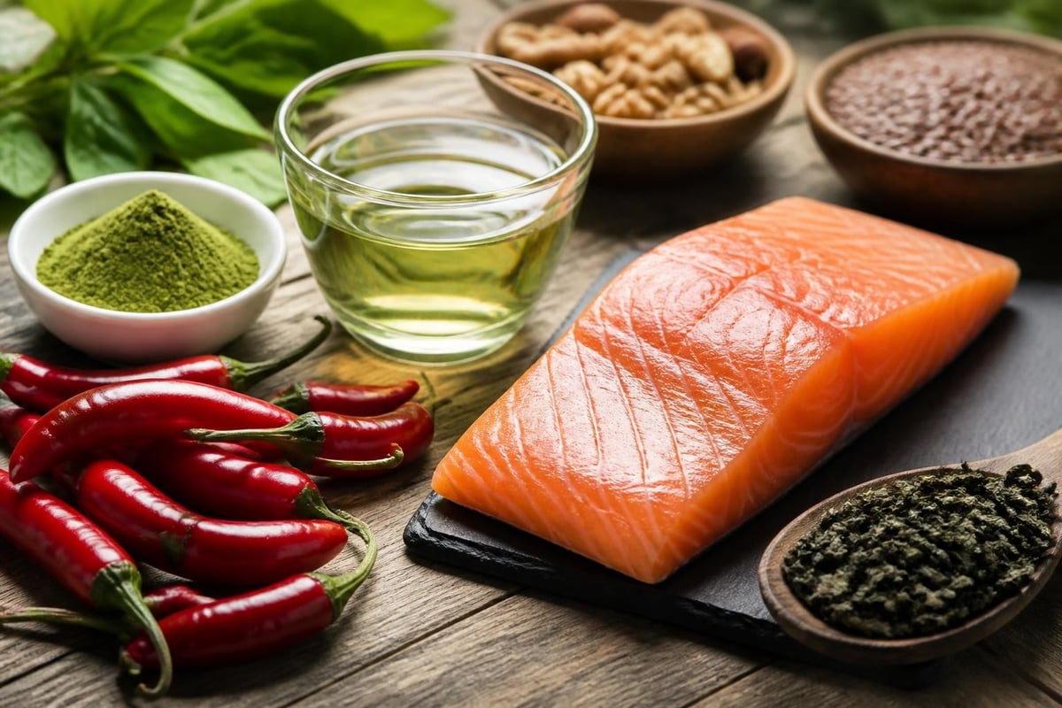 Brown adipose tissue activation foods