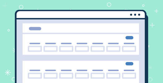 A fullcast.io sales planning UI design illustrating a planning calendar