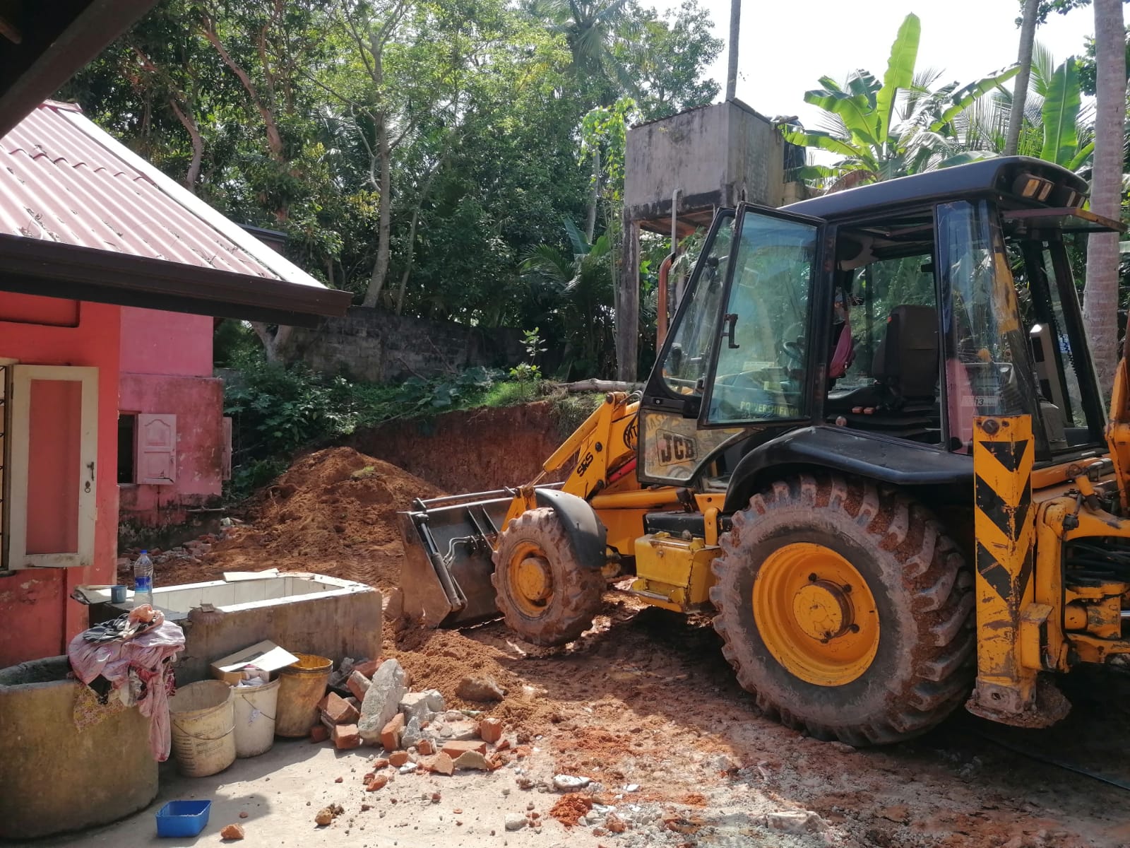 Laundry room at the “Vijitha Balika” girls' home