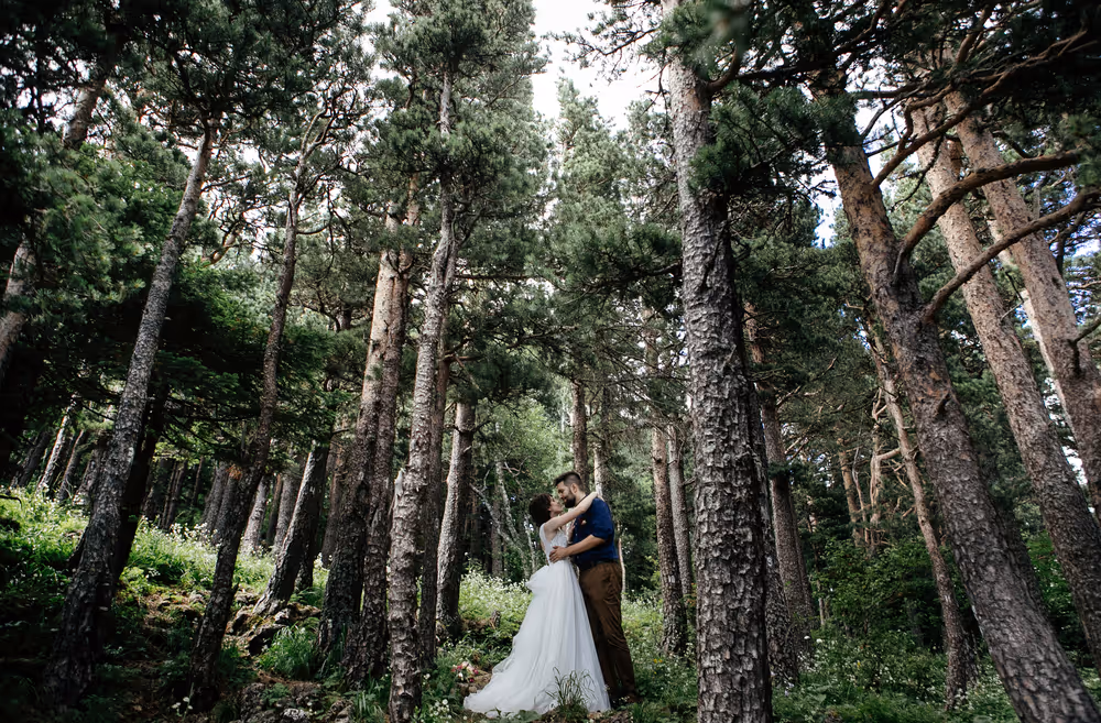 Destination Weddings: Explore Stunning Mountain and Wilderness Wedding Dresses