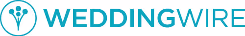 WeddingWire logo with stylized bouquet icon and text.