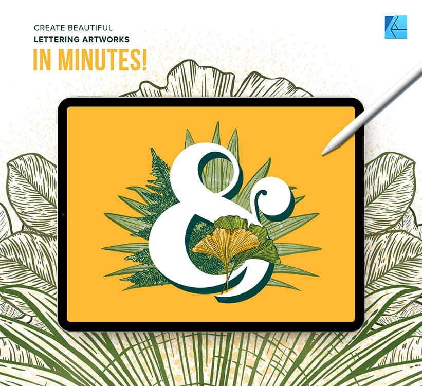 create beautiful lettering artwork in minutes with affinity designer