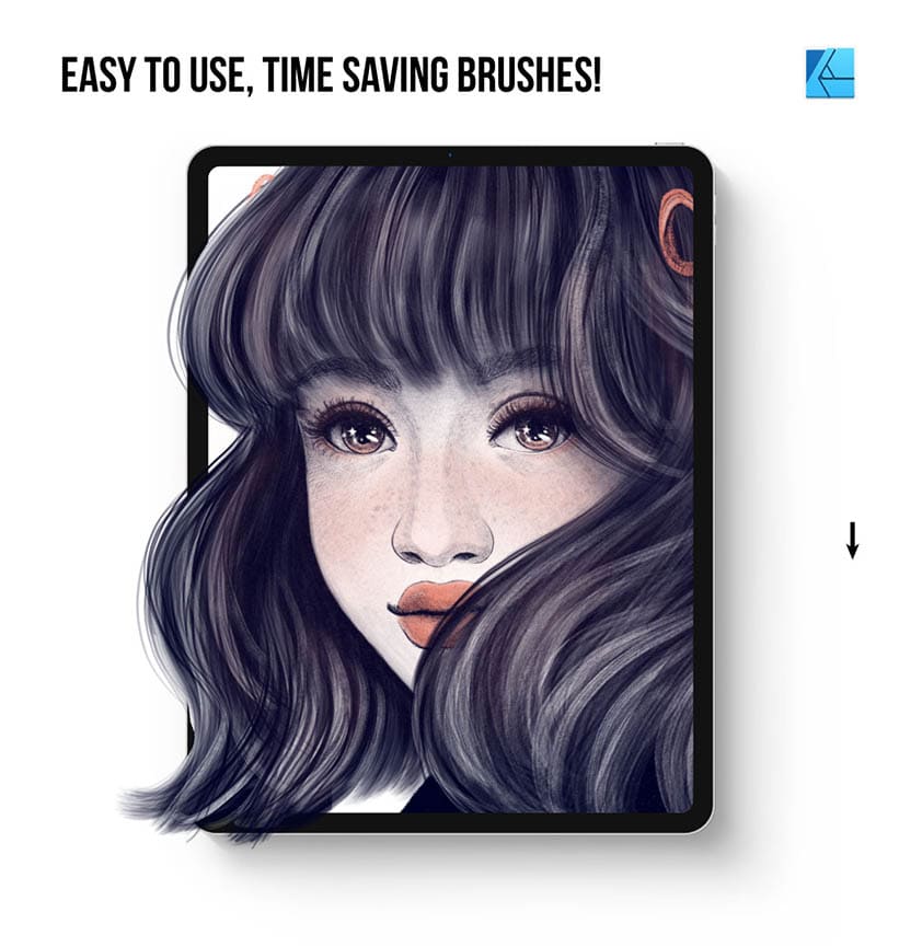 Draw wavy hair easier than ever with these awesome hair brushes