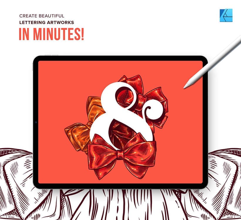 create beautiful lettering artworks with ribbons in minutes