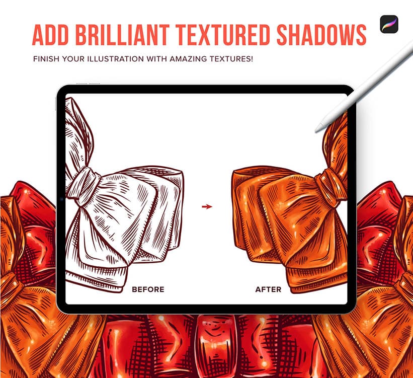 Add texture to your art with these free texture brushes for Procreate
