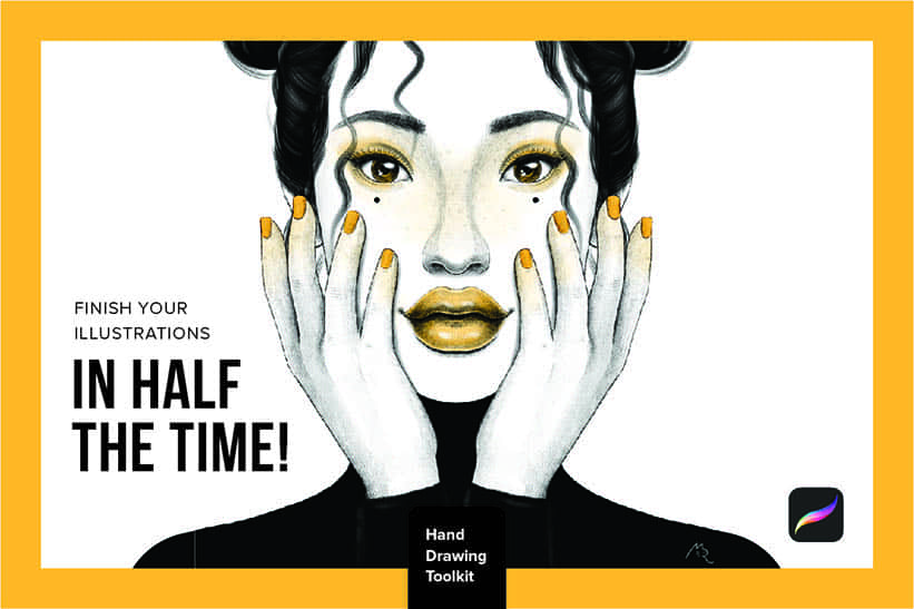 finish your hand illustrations in nhalf the time