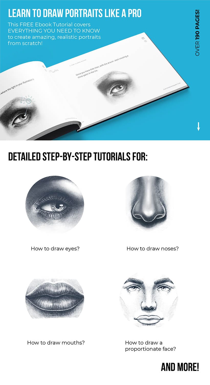 learn how to draw portraits for beginners with these free ebook tutorial