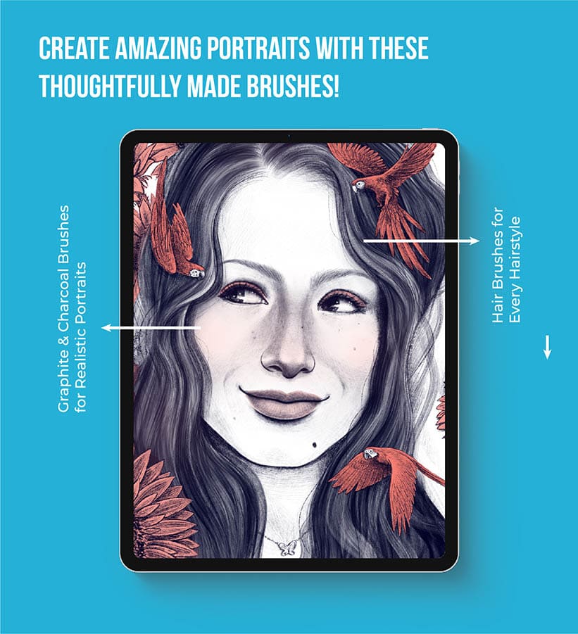 create amazing portraits in procreate
