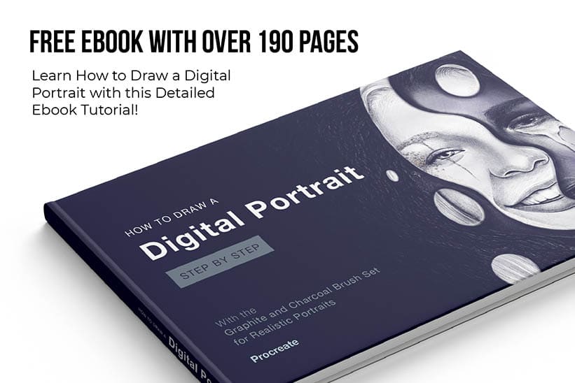 free ebook tutorial on how to draw portraits in procreate
