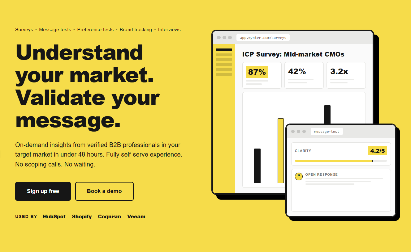 First Wynter page concept