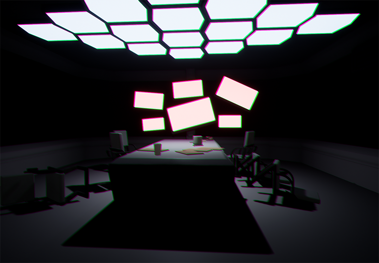 Example of glitched out effect