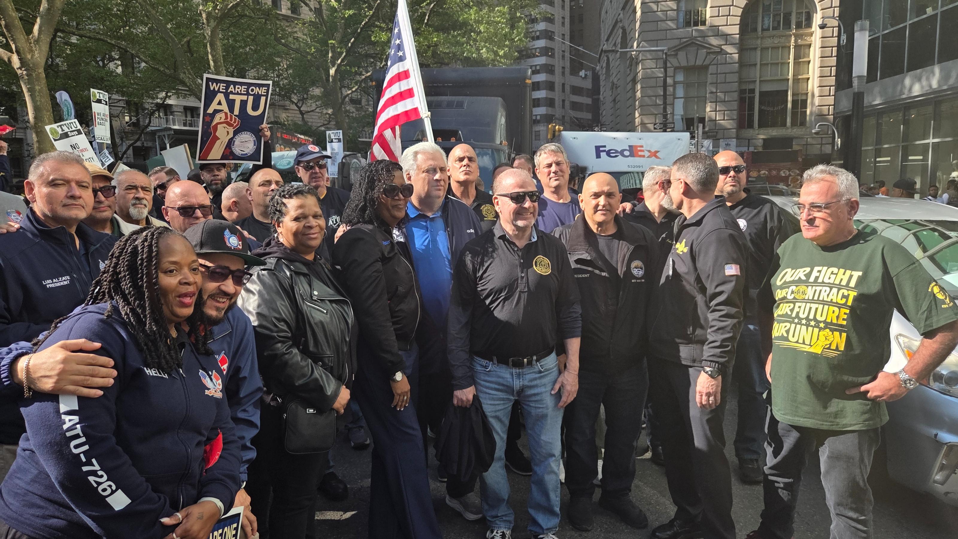 May Day TWU Local 100 Fair Contract Rally 2026