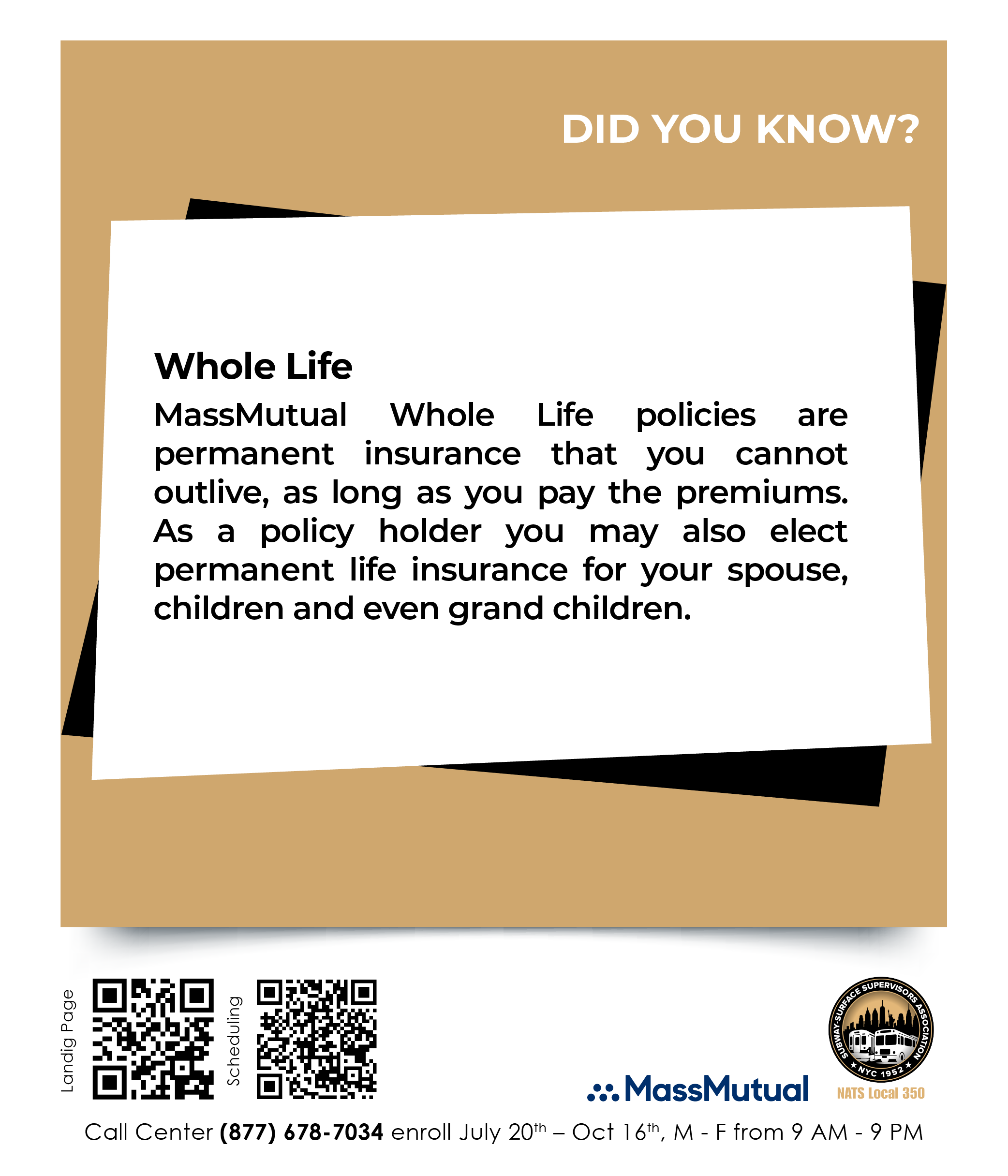 MassMutual Whole Life - Did you know?