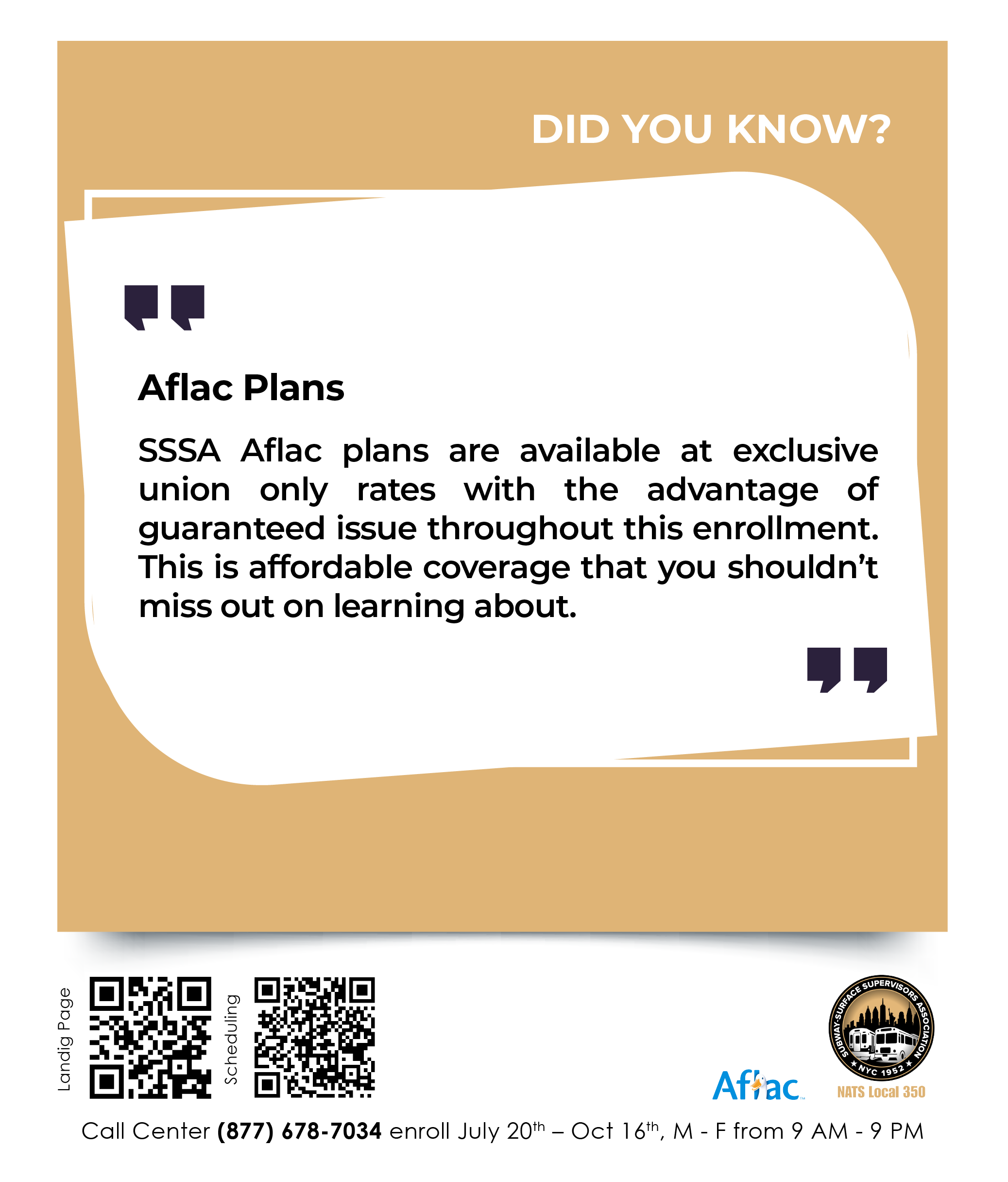 Aflac Plans - Did you know? 