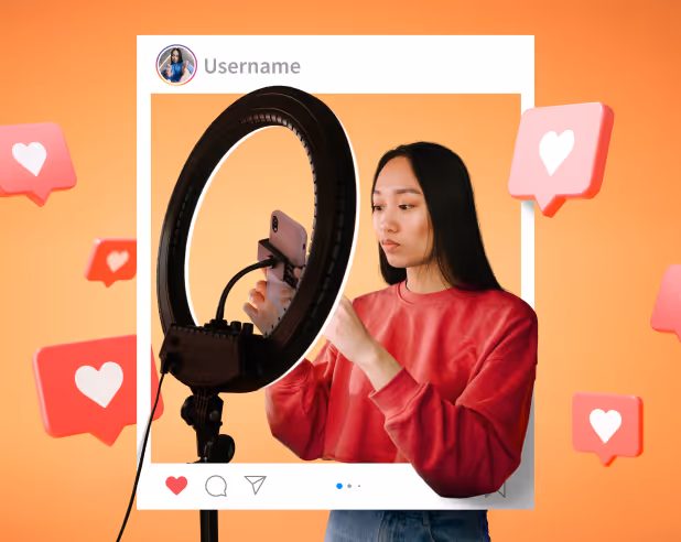 Instagram content creator