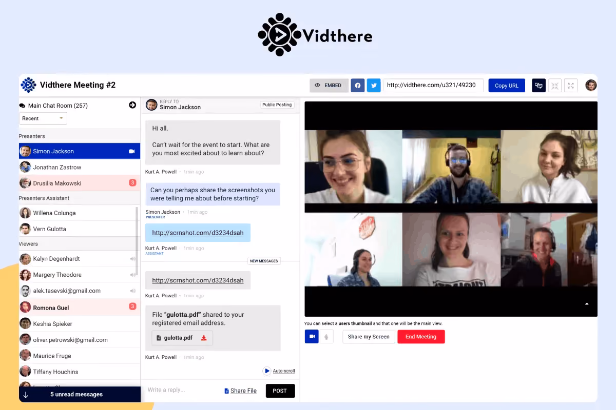 remote management vidthere