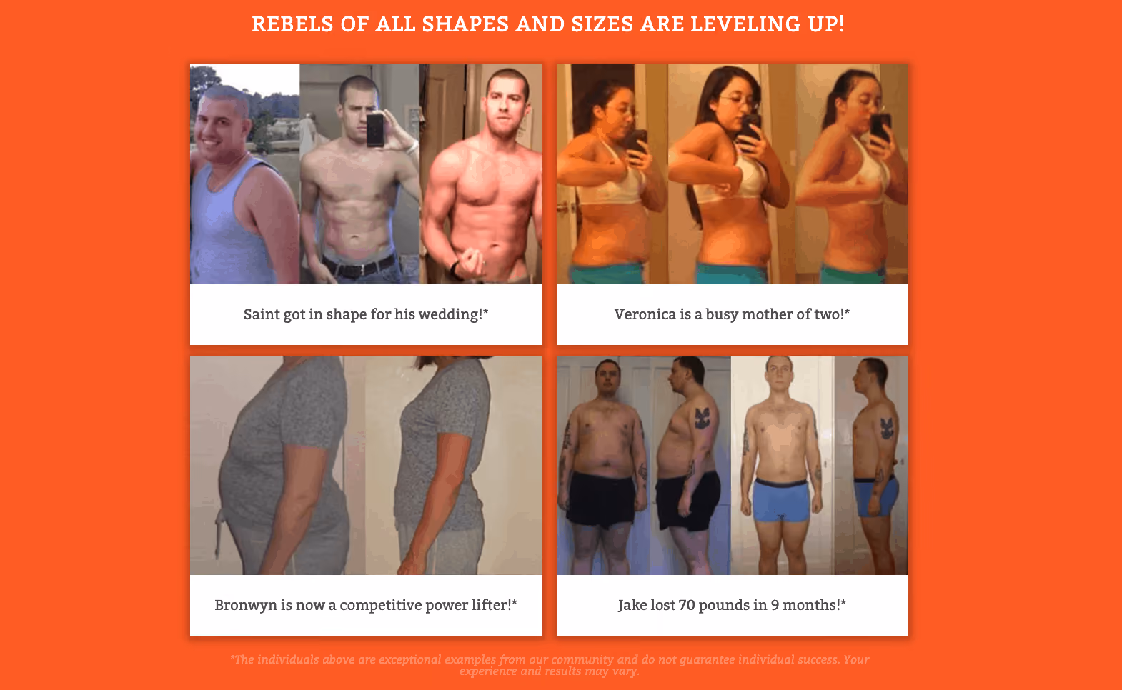 testimonials for Nerd Fitness Academy