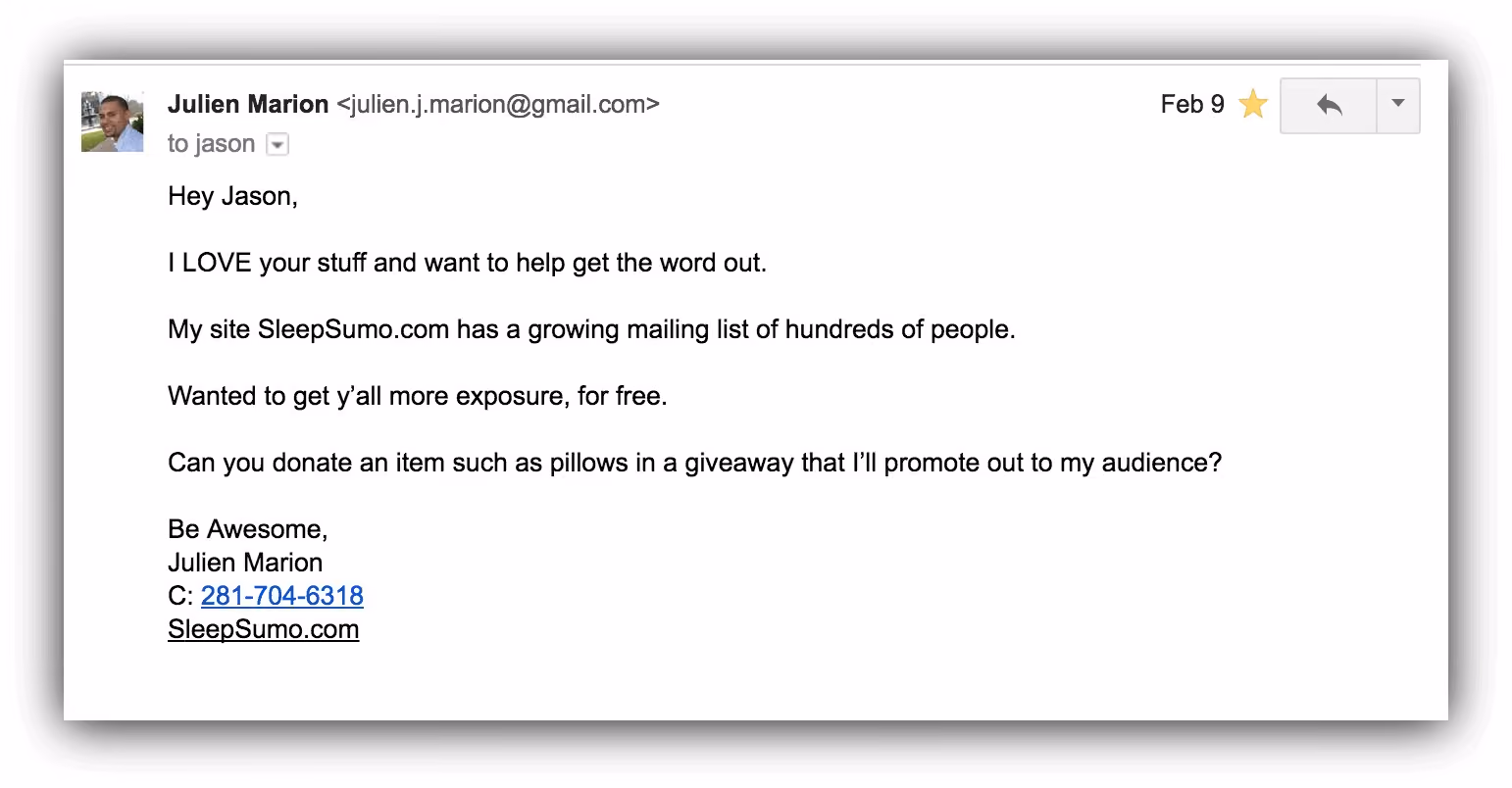Kingsumo blogpost social media contest giveaway script