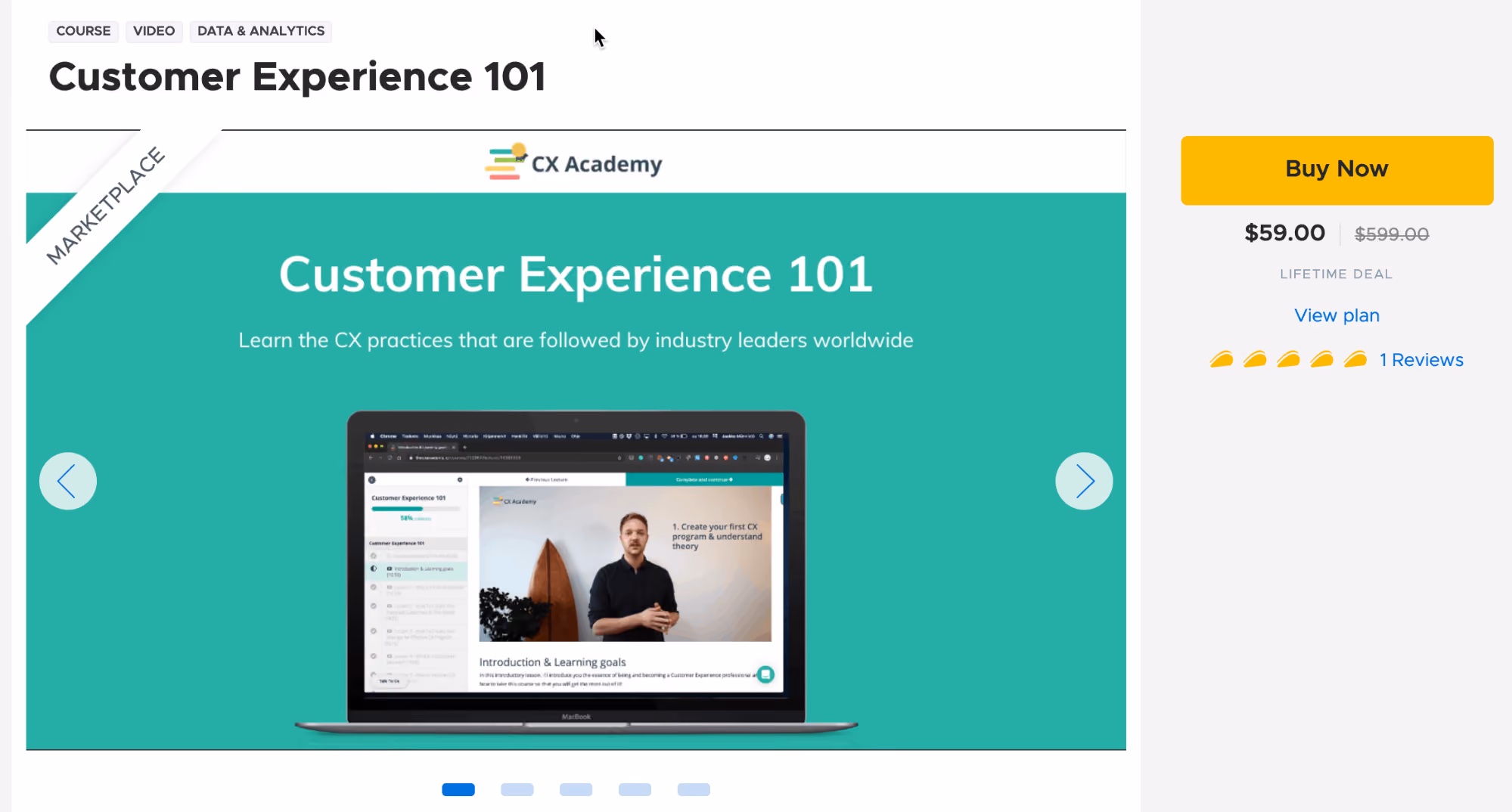 Customer Experience 101 course from CX Academy