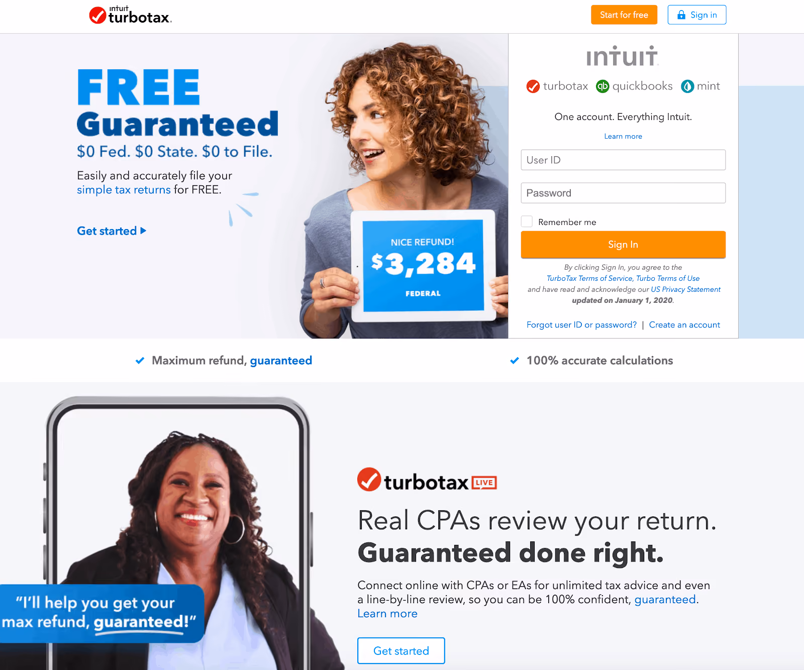Best Homepages Online - TurboTax
