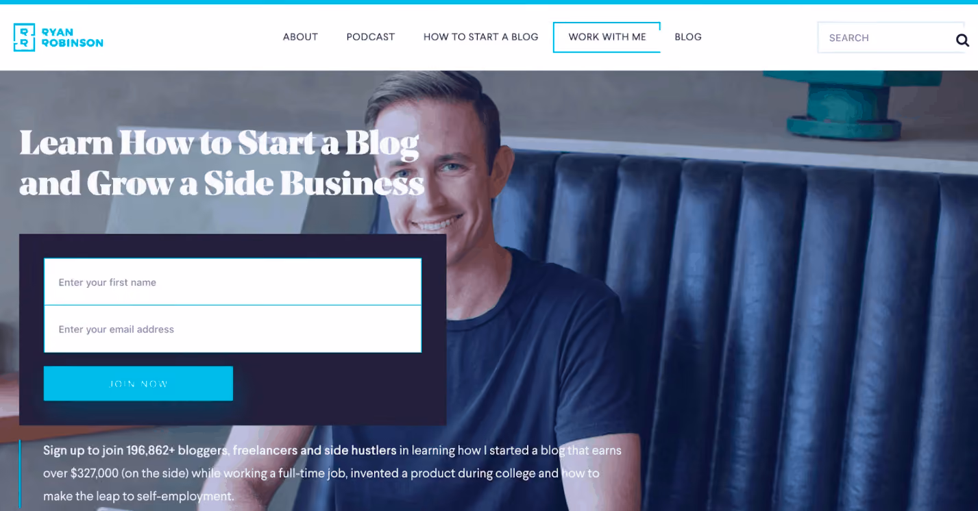 Best Homepages Online - Ryan Robinson