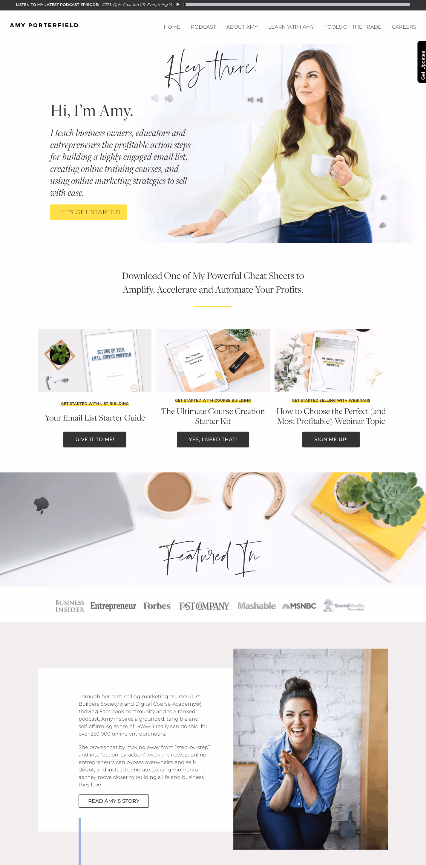 Best Homepages Online - Amyporterfield