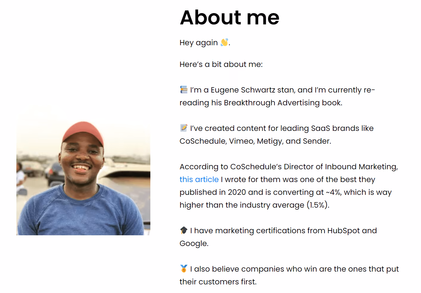 About me - Nathan Ojaokomo