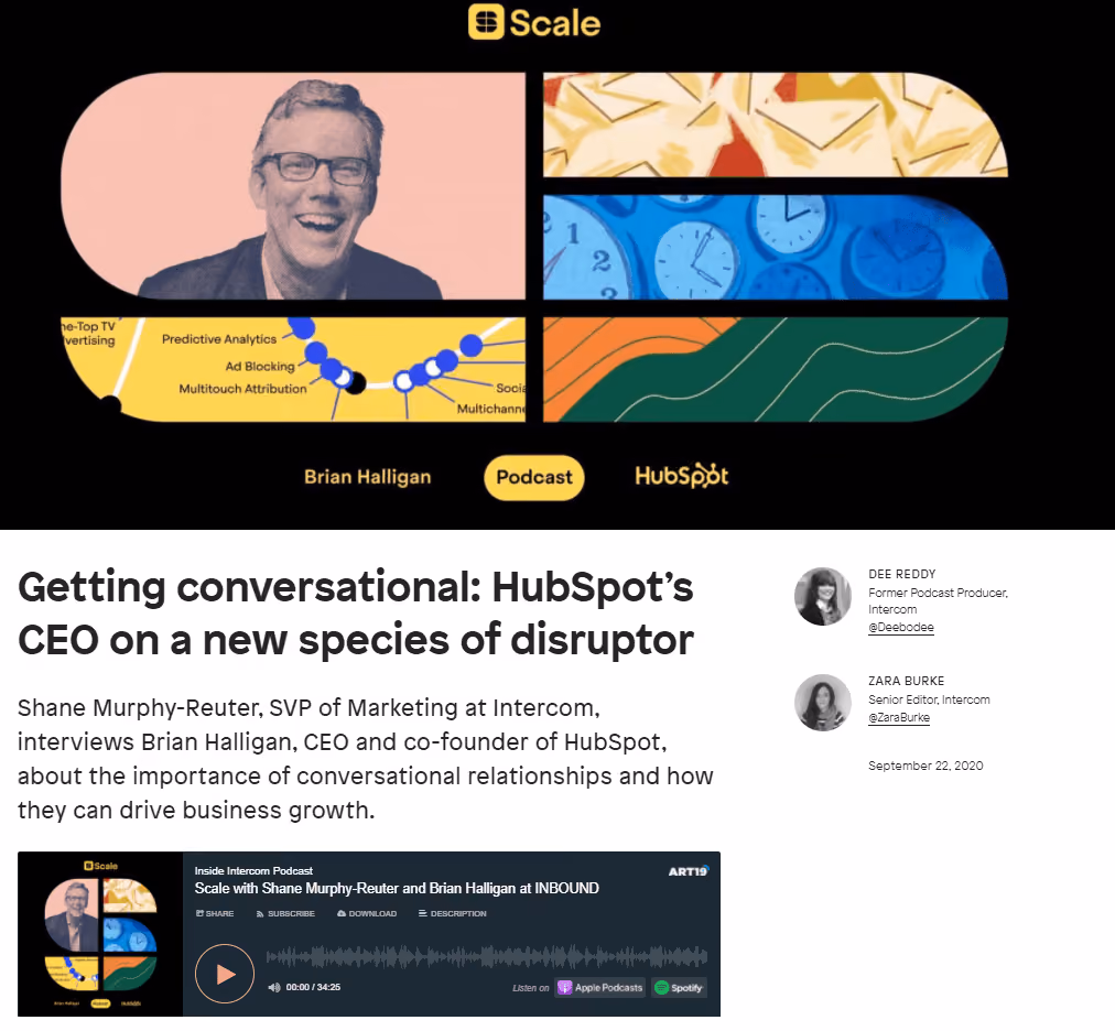Brian Halligan blog post