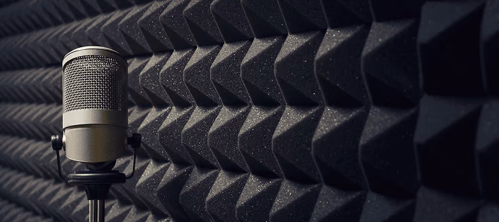 podcast equipment - foam wall panels