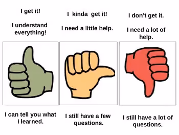 Thumbs check